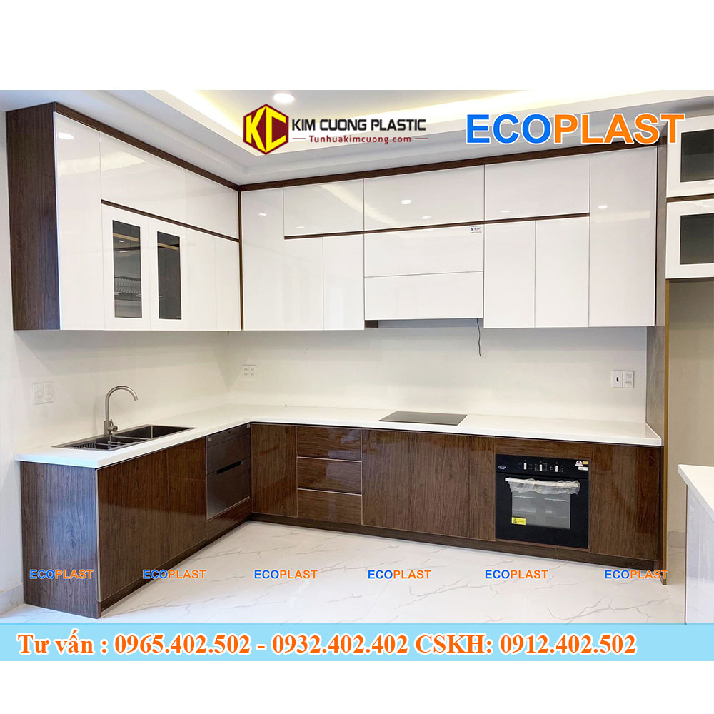 “Tủ bếp nhựa Đài Loan KC A03ECO là giải pháp tiên tiến và độc đáo cho không gian bếp của bạn. Tủ bếp nhựa Đài Loan KC A03ECO được làm từ chất liệu độ bền cao và chất lượng, sẽ mang lại cho bạn sự thoải mái, an toàn và dễ dàng trong sử dụng. Thiết kế tinh tế và màu sắc trang nhã và hiện đại của sản phẩm sẽ tạo nên một không gian bếp tuyệt đẹp.”
